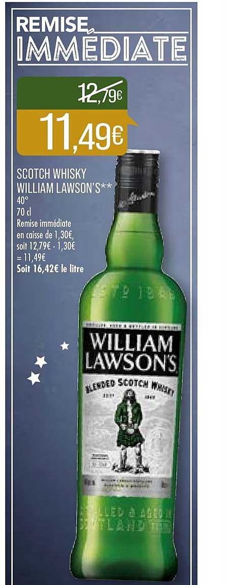scotch whisky william lawson's