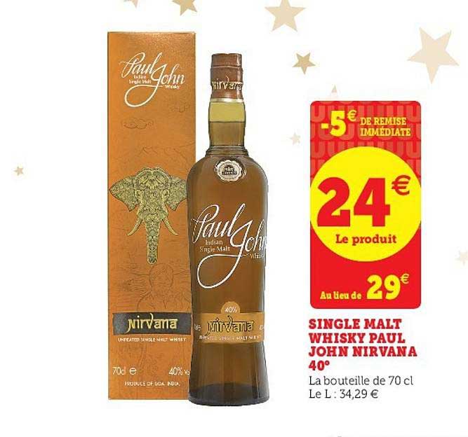 single malt whisky paul john nirvana 40°
