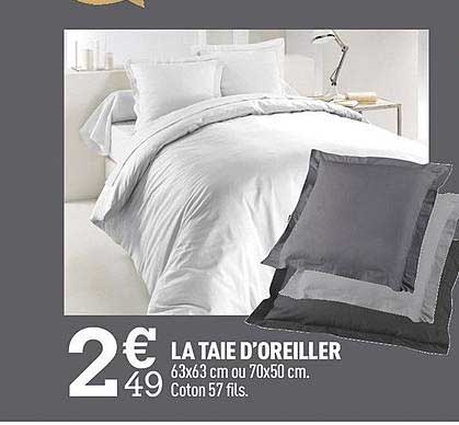 taie d'oreiller