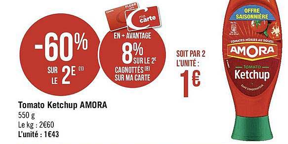 tomato ketchup amora