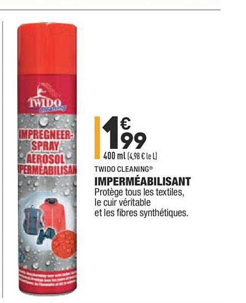 twido cleaning imperméabilisant