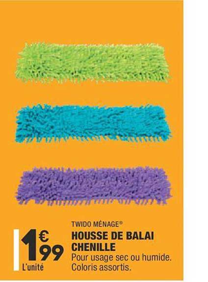 Twido Ménage Housse De Balai Chenille