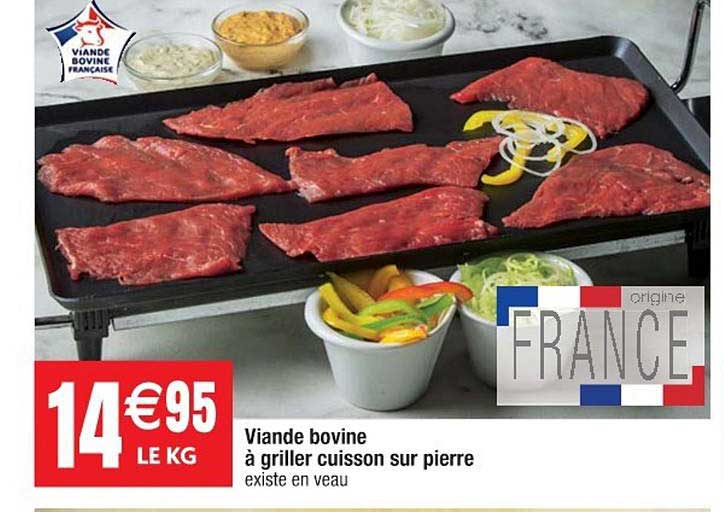 Viande Bovine à Griller Cuisson Sur Pierre