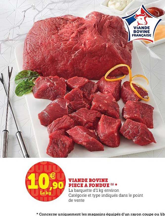 Viande Bovine Piece à Fondue