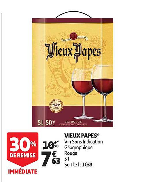 vieux papes 30% de remise immédiate