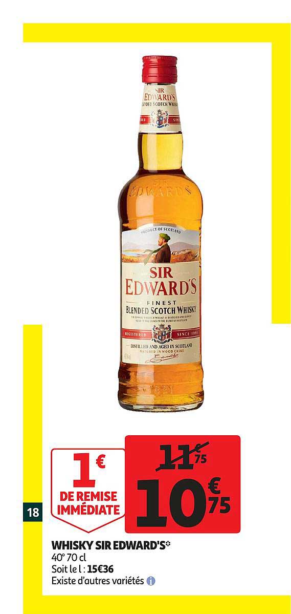 whisky sir edwards