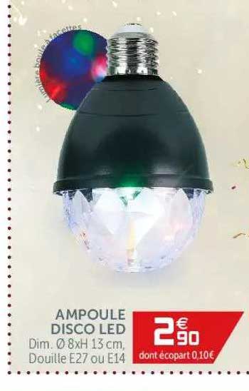 ampoule disco led