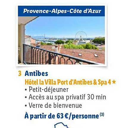antibes hôtel la villa port d'antibes & spa 4*