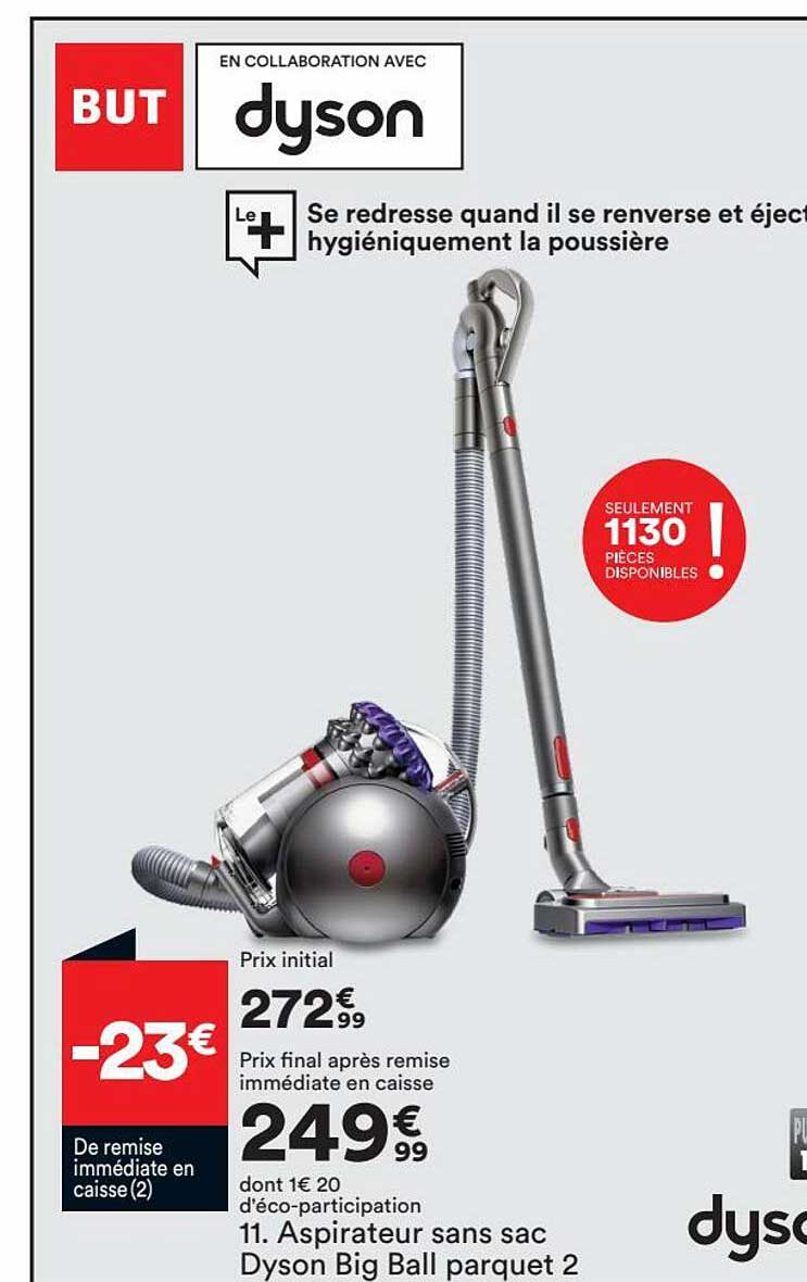 aspirateur sans sac dyson big ball parquet 2