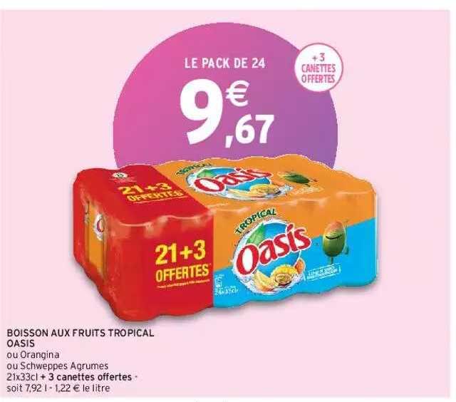 Boisson Aux Fruits Tropical Oasis