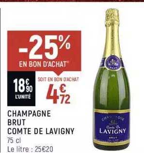 Champagne Brut Comte De Lavigny