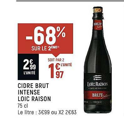 cidre brut intense loïc raison