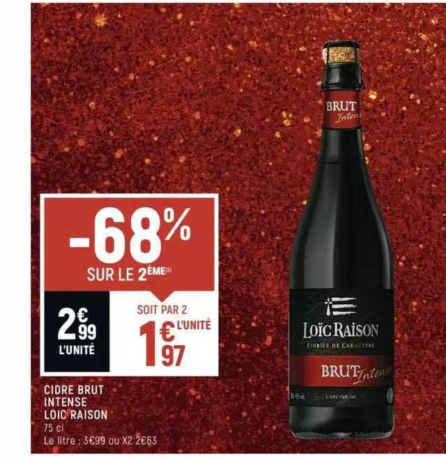 cidre brut intense loïc raison