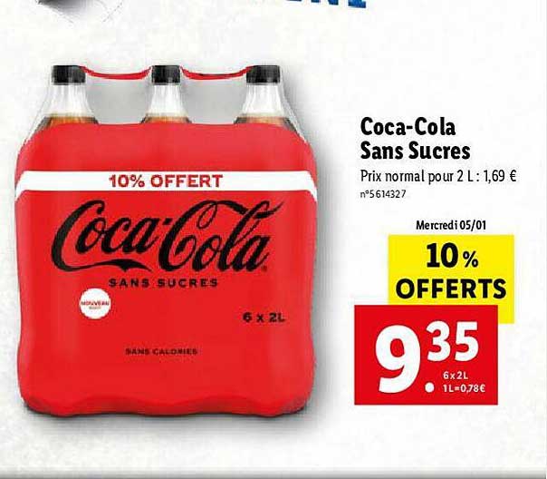 coca-cola sans sucres