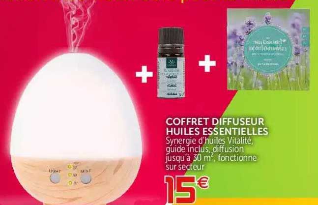 coffret diffuseur huiles essentielles