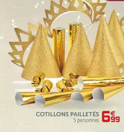 cotillons pailletés