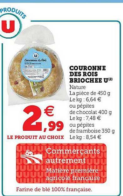 couronne des rois briochée u