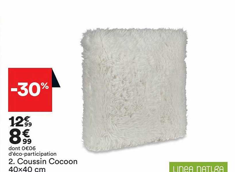 coussin cocoon 40x40 cm