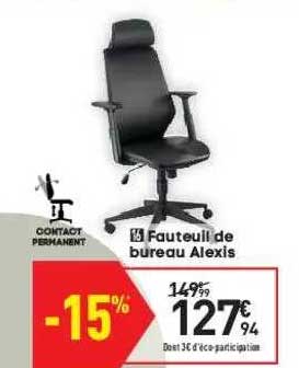 fauteuil de bureau alexis