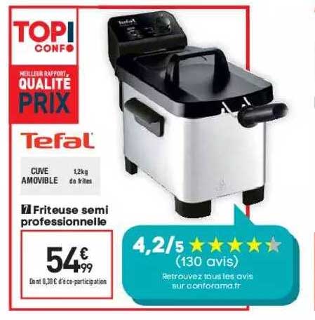 friteuse semi professionnelle tefal