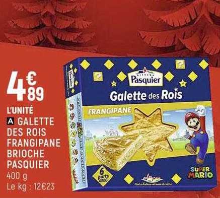 galette des rois frangipane brioche pasquier