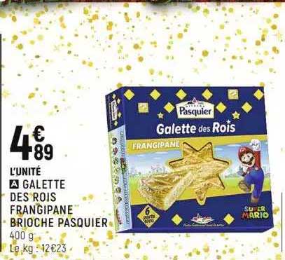 galette des rois frangipane brioche pasquier