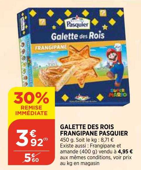 galette des rois frangipane pasquier