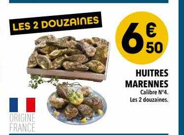 huîtres marennes