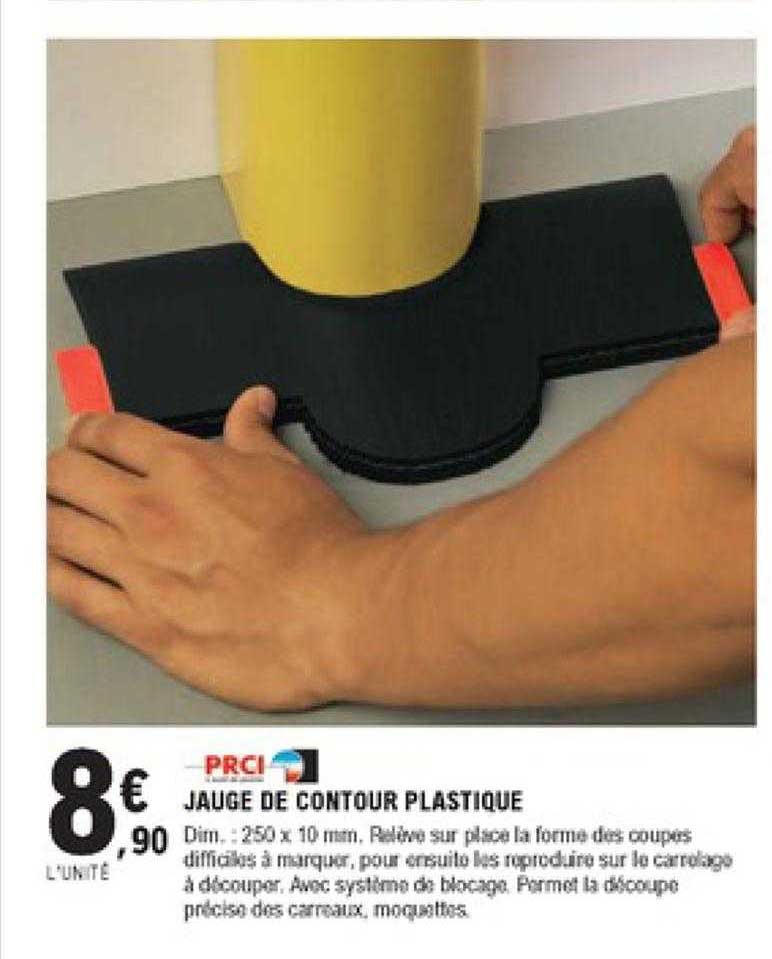 jauge de contour plastique prci