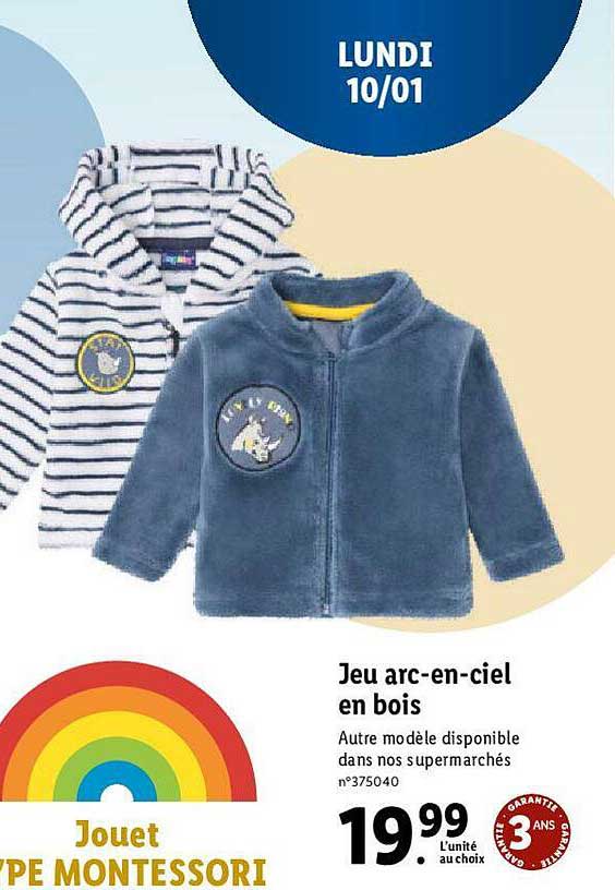 jeu arc-en-ciel en bois