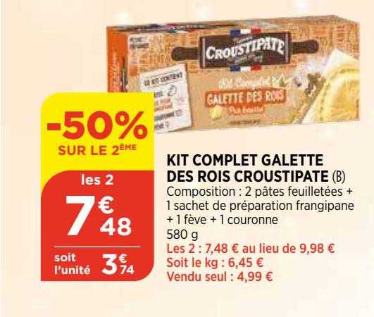 kit complet galette des rois croustipate