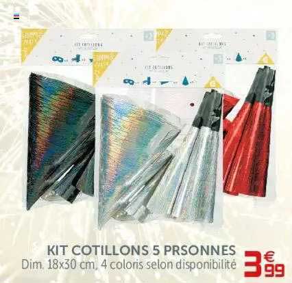 kit cotillons 5 prsonnes