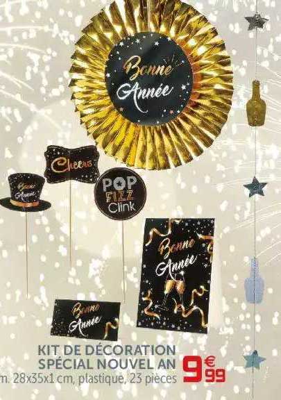 kit de décoration spécial nouvel an