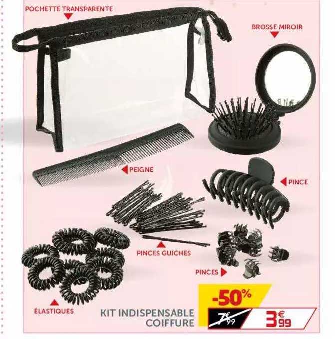 kit indispensable coiffure