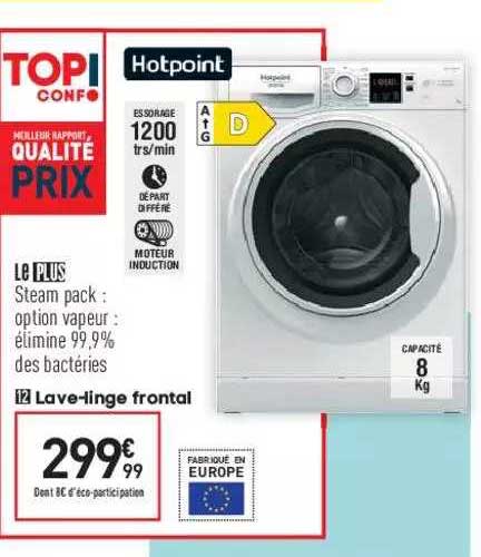 lave-linge frontal hotpoint