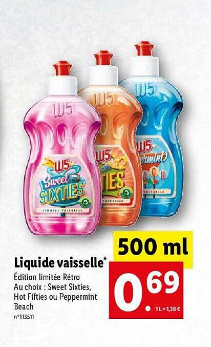 Liquide Vaisselle W5