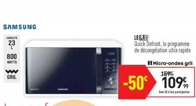 micro-ondes gril samsung