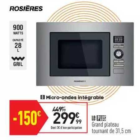 micro-ondes intégrable rosières
