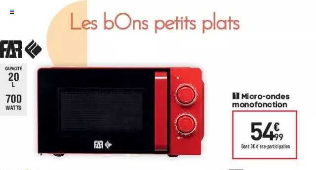 micro-ondes monofonction far