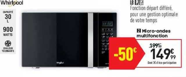 micro-ondes multifonction whirlpool