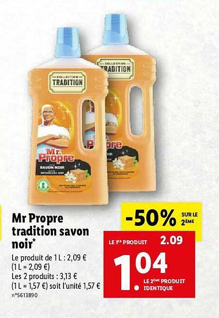 Mr Propre Tradition Savon Noir