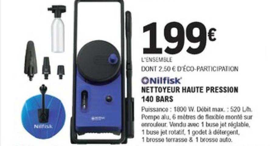 nettoyeur haute pression 140 bars nilfisk
