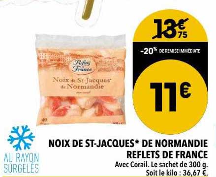 noix de st-jacques de normandie reflets de france