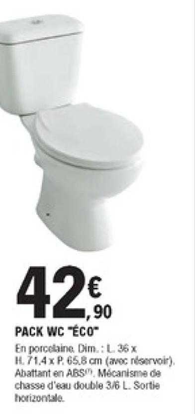 Pack Wc "éco"