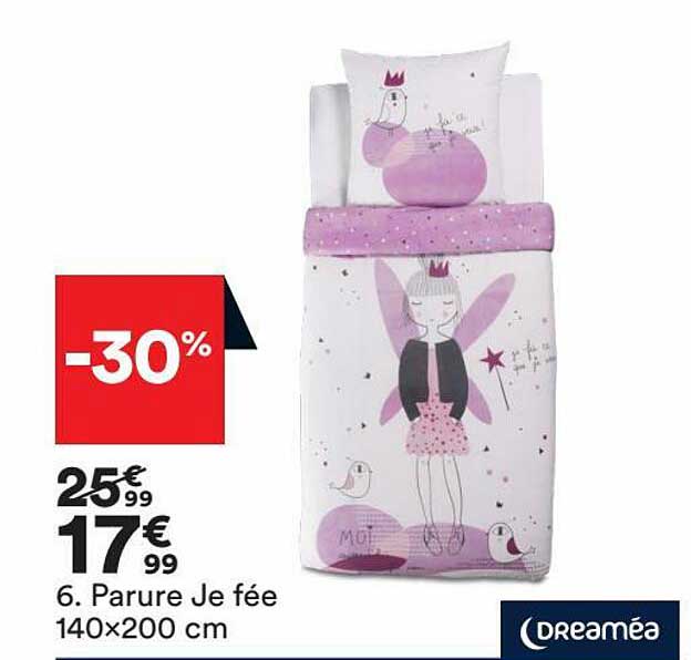 parure  je fée 140x200 cm