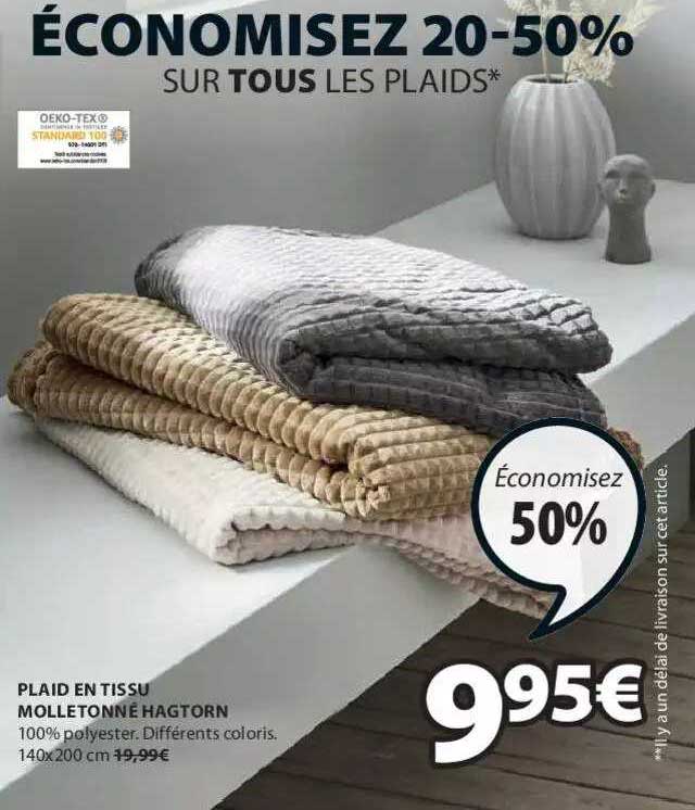 Plaid En Tissu Molletonné Hagtorn