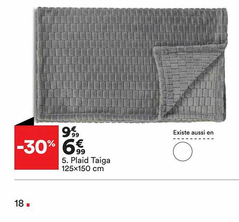 Plaid Taiga 125x150 Cm