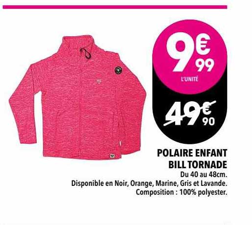 polaire enfant bill tornade