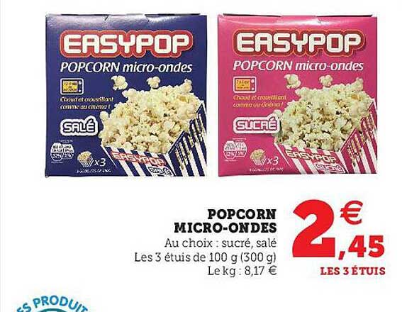 popcorn micro-ondes easypop
