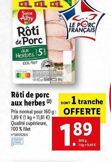 rôti de porc aux herbes saint alby